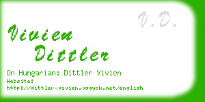 vivien dittler business card